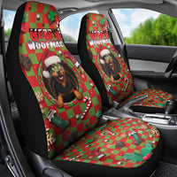 Rottweiler Christmas Car Seat Cover Merry Woofmas - Wonder Print Shop