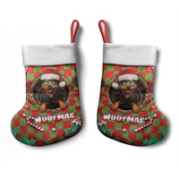 Rottweiler Christmas Stocking Merry Woofmas - Wonder Print Shop