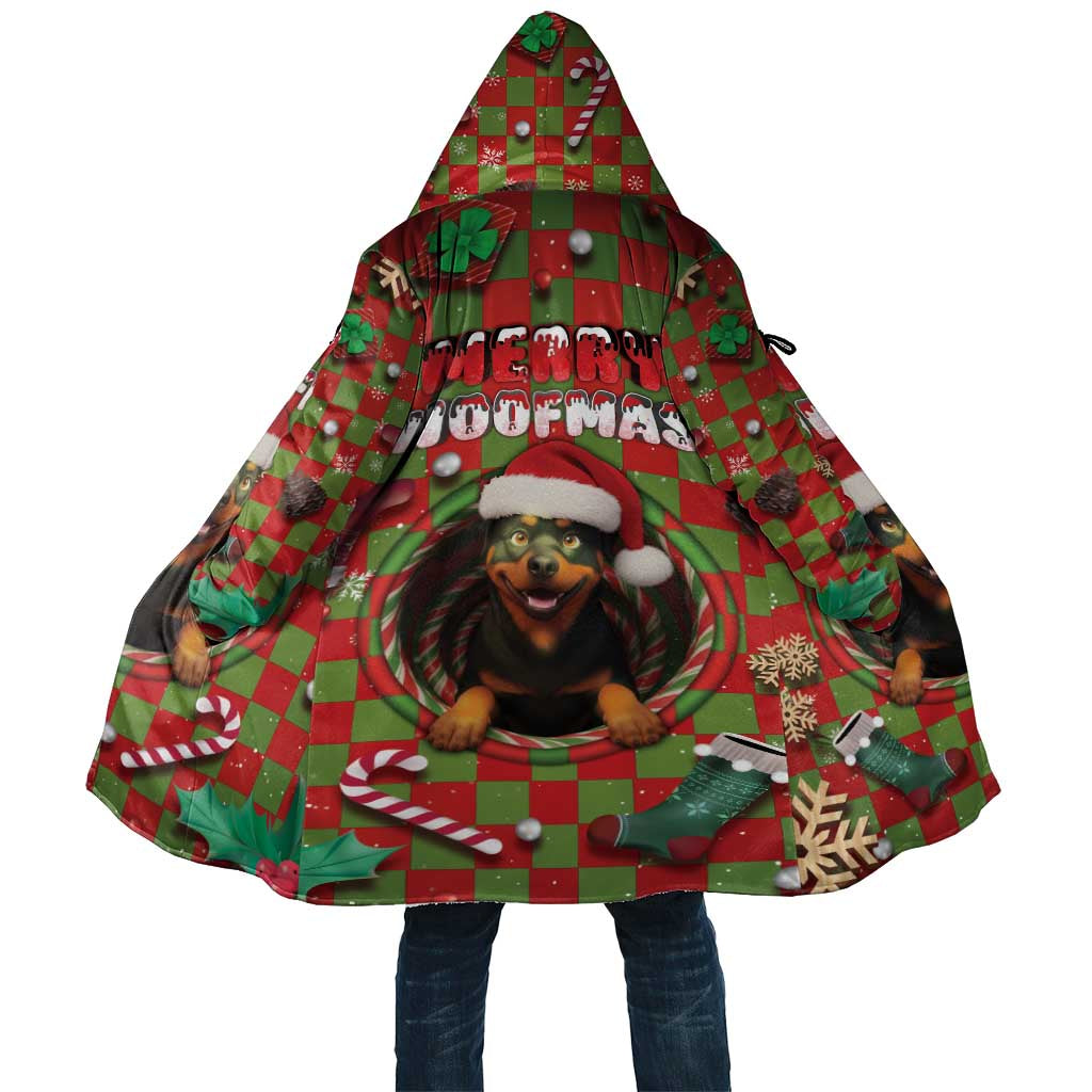 Rottweiler Christmas Cloak Merry Woofmas - Wonder Print Shop