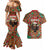 Rottweiler Christmas Couples Matching Mermaid Dress and Hawaiian Shirt Merry Woofmas - Wonder Print Shop