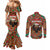 Rottweiler Christmas Couples Matching Mermaid Dress and Long Sleeve Button Shirt Merry Woofmas - Wonder Print Shop