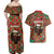 Rottweiler Christmas Couples Matching Off Shoulder Maxi Dress and Hawaiian Shirt Merry Woofmas - Wonder Print Shop