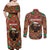 Rottweiler Christmas Couples Matching Off Shoulder Maxi Dress and Long Sleeve Button Shirt Merry Woofmas - Wonder Print Shop
