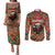 Rottweiler Christmas Couples Matching Puletasi and Long Sleeve Button Shirt Merry Woofmas - Wonder Print Shop