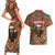 Rottweiler Christmas Couples Matching Short Sleeve Bodycon Dress and Hawaiian Shirt Merry Woofmas - Wonder Print Shop