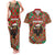 Rottweiler Christmas Couples Matching Tank Maxi Dress and Hawaiian Shirt Merry Woofmas - Wonder Print Shop