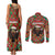 Rottweiler Christmas Couples Matching Tank Maxi Dress and Long Sleeve Button Shirt Merry Woofmas - Wonder Print Shop