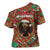 Rottweiler Christmas Cross Shoulder Shirt Merry Woofmas - Wonder Print Shop