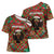 Rottweiler Christmas Cross Shoulder Shirt Merry Woofmas - Wonder Print Shop