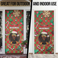 Rottweiler Christmas Door Cover Merry Woofmas - Wonder Print Shop