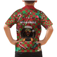 Rottweiler Christmas Family Matching Mermaid Dress and Hawaiian Shirt Merry Woofmas - Wonder Print Shop