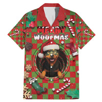 Rottweiler Christmas Family Matching Mermaid Dress and Hawaiian Shirt Merry Woofmas - Wonder Print Shop