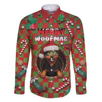 Rottweiler Christmas Family Matching Mermaid Dress and Hawaiian Shirt Merry Woofmas - Wonder Print Shop