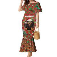 Rottweiler Christmas Family Matching Mermaid Dress and Hawaiian Shirt Merry Woofmas - Wonder Print Shop