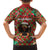 Rottweiler Christmas Family Matching Off The Shoulder Long Sleeve Dress and Hawaiian Shirt Merry Woofmas - Wonder Print Shop