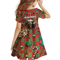 Rottweiler Christmas Family Matching Off Shoulder Maxi Dress and Hawaiian Shirt Merry Woofmas - Wonder Print Shop