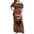 Rottweiler Christmas Family Matching Off Shoulder Maxi Dress and Hawaiian Shirt Merry Woofmas - Wonder Print Shop