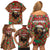 Rottweiler Christmas Family Matching Off Shoulder Short Dress and Hawaiian Shirt Merry Woofmas - Wonder Print Shop