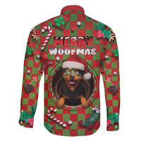 Rottweiler Christmas Family Matching Short Sleeve Bodycon Dress and Hawaiian Shirt Merry Woofmas - Wonder Print Shop