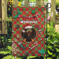 Rottweiler Christmas Garden Flag Merry Woofmas - Wonder Print Shop