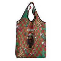 Rottweiler Christmas Grocery Bag Merry Woofmas - Wonder Print Shop