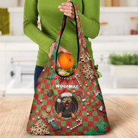 Rottweiler Christmas Grocery Bag Merry Woofmas - Wonder Print Shop