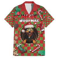 Rottweiler Christmas Hawaiian Shirt Merry Woofmas - Wonder Print Shop