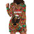 Rottweiler Christmas Hoodie Dress Merry Woofmas - Wonder Print Shop