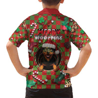Rottweiler Christmas Kid Hawaiian Shirt Merry Woofmas - Wonder Print Shop