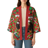 Rottweiler Christmas Kimono Merry Woofmas - Wonder Print Shop