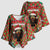 Rottweiler Christmas Kimono Sleeve Blouse Merry Woofmas - Wonder Print Shop
