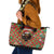 Rottweiler Christmas Leather Tote Bag Merry Woofmas - Wonder Print Shop