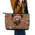 Rottweiler Christmas Leather Tote Bag Merry Woofmas - Wonder Print Shop