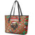 Rottweiler Christmas Leather Tote Bag Merry Woofmas - Wonder Print Shop