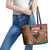 Rottweiler Christmas Leather Tote Bag Merry Woofmas - Wonder Print Shop