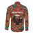 Rottweiler Christmas Long Sleeve Button Shirt Merry Woofmas - Wonder Print Shop