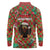 Rottweiler Christmas Long Sleeve Polo Shirt Merry Woofmas - Wonder Print Shop