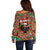 Rottweiler Christmas Off Shoulder Sweater Merry Woofmas - Wonder Print Shop