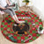 Rottweiler Christmas Round Carpet Merry Woofmas - Wonder Print Shop