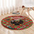 Rottweiler Christmas Round Carpet Merry Woofmas - Wonder Print Shop