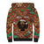 Rottweiler Christmas Sherpa Hoodie Merry Woofmas - Wonder Print Shop