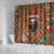 Rottweiler Christmas Shower Curtain Merry Woofmas - Wonder Print Shop