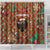 Rottweiler Christmas Shower Curtain Merry Woofmas - Wonder Print Shop