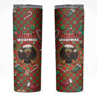 Rottweiler Christmas Skinny Tumbler Merry Woofmas - Wonder Print Shop