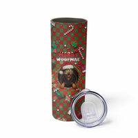 Rottweiler Christmas Skinny Tumbler Merry Woofmas - Wonder Print Shop