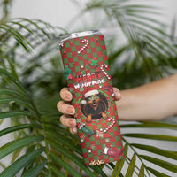 Rottweiler Christmas Skinny Tumbler Merry Woofmas - Wonder Print Shop