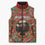 Rottweiler Christmas Sleeveless Puffer Jacket Merry Woofmas - Wonder Print Shop