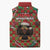 Rottweiler Christmas Sleeveless Puffer Jacket Merry Woofmas - Wonder Print Shop