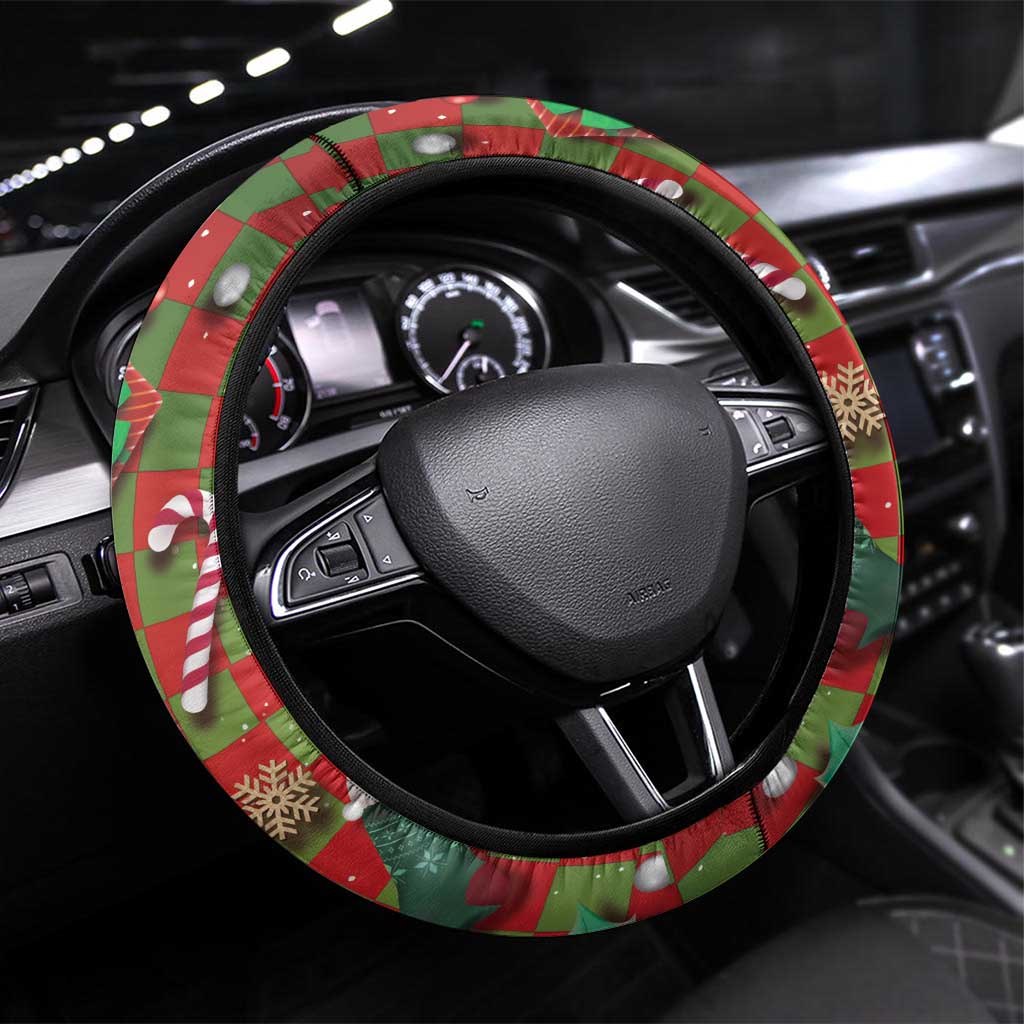 Rottweiler Christmas Steering Wheel Cover Merry Woofmas - Wonder Print Shop