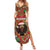 Rottweiler Christmas Summer Maxi Dress Merry Woofmas - Wonder Print Shop